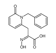 3-(1-benzyl-6-oxopyridin-2-yl)-2-hydroxyiminopropanoic acid结构式