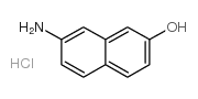 2-Naphthalenol,7-amino-, hydrochloride (1:1) Structure
