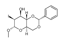 (2R,4aR,6S,7S,8S,8aS)-7-iodo-6-methoxy-2-phenylhexahydropyrano[3,2-d][1,3]dioxin-8-ol Structure