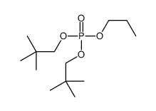 bis(2,2-dimethylpropyl) propyl phosphate结构式
