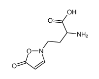 2-Amino-4-(5-oxo-1,2-oxazol-2(5H)-yl)butanoic acid Structure