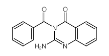 2-amino-3-benzoyl-quinazolin-4-one结构式