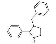 3-苄基-2-苯基吡咯烷结构式