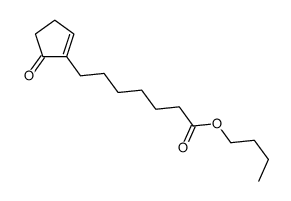 butyl 5-oxocyclopent-1-ene-1-heptanoate结构式