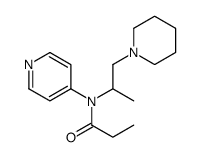 N-(1-piperidin-1-ylpropan-2-yl)-N-pyridin-4-ylpropanamide Structure