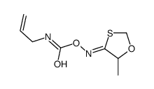 [(Z)-(5-methyl-1,3-oxathiolan-4-ylidene)amino] N-prop-2-enylcarbamate结构式