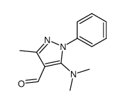 5-dimethylamino-3-methyl-1-phenyl-1H-pyrazole-4-carbaldehyde Structure