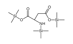 N-Trimethylsilyl-L-aspartic acid bis(trimethylsilyl) ester结构式