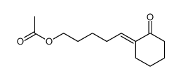 5-(2-oxocyclohexylidene)pentyl acetate Structure