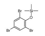 Trimethyl(2,4,6-tribromophenoxy)silane structure