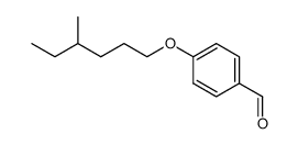 (S)-p-(4-methylhexoxy)benzaldehyde结构式