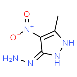 3H-Pyrazol-3-one,1,2-dihydro-5-methyl-4-nitro-,hydrazone (9CI)结构式