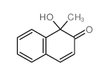 2(1H)-Naphthalenone,1-hydroxy-1-methyl-结构式