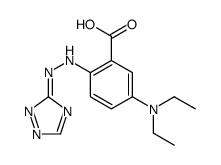 5-(diethylamino)-2-[2-(1,2,4-triazol-3-ylidene)hydrazinyl]benzoic acid Structure