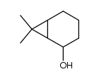 (+/-)-7,7-Dimethylbicyclo[4.1.0]heptan-2-ol Structure