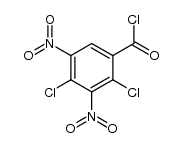 2,4-dichloro-3,5-dinitrobenzoyl chloride结构式