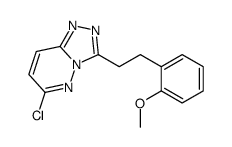 6-chloro-3-[2-(2-methoxyphenyl)ethyl]-[1,2,4]triazolo[4,3-b]pyridazine结构式