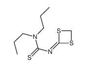 3-(1,3-dithietan-2-ylidene)-1,1-dipropylthiourea Structure