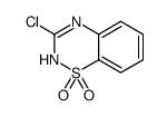 3-chloro-4H-1λ6,2,4-benzothiadiazine 1,1-dioxide Structure