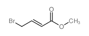 4-溴-2-丁烯酸甲酯结构式
