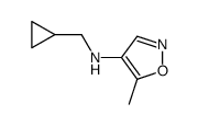 4-Isoxazolamine,N-(cyclopropylmethyl)-5-methyl-(9CI) picture