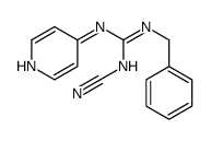 1-Benzyl-2-cyano-3-(4-pyridyl)guanidine结构式