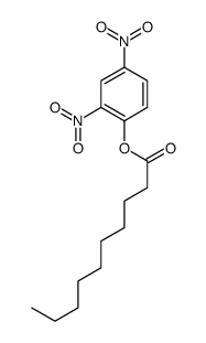 (2,4-dinitrophenyl) decanoate结构式