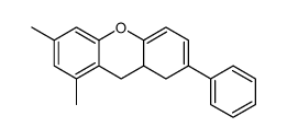 6,8-dimethyl-2-phenyl-9,9a-dihydro-1H-xanthene结构式