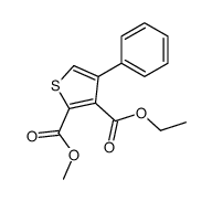 3-O-ethyl 2-O-methyl 4-phenylthiophene-2,3-dicarboxylate Structure