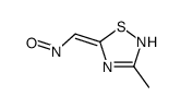 3-methyl-5-(nitrosomethylidene)-2H-1,2,4-thiadiazole结构式