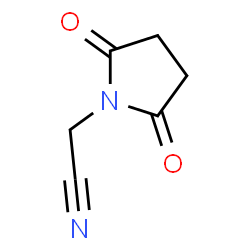 2-(2,5-DIOXOTETRAHYDRO-1H-PYRROL-1-YL)ACETONITRILE Structure