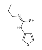 1-propyl-3-thiophen-3-ylthiourea Structure