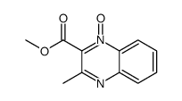 methyl 3-methyl-1-oxidoquinoxalin-1-ium-2-carboxylate结构式