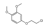 4-(2-chloroethoxy)-1,2-dimethoxybenzene结构式