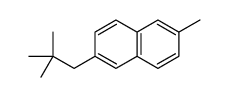 2-(2,2-dimethylpropyl)-6-methylnaphthalene结构式