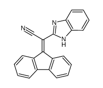 (1H-benzoimidazol-2-yl)-fluoren-9-ylidene-acetonitrile结构式