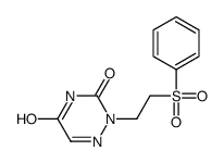 2-[2-(benzenesulfonyl)ethyl]-1,2,4-triazine-3,5-dione Structure