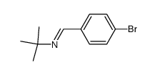 1-(4-bromophenyl)-N-(tert-butyl)methanimine Structure
