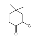 2-chloro-4,4-dimethylcyclohexan-1-one结构式