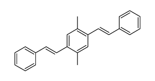 1,4-dimethyl-2,5-bis(2-phenylethenyl)benzene结构式