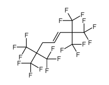 1,1,1,7,7,7-hexafluoro-2,2,6,6-tetrakis(trifluoromethyl)hept-3-ene Structure
