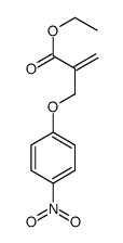 ethyl 2-[(4-nitrophenoxy)methyl]prop-2-enoate Structure