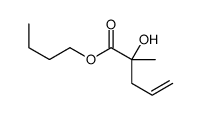butyl 2-hydroxy-2-methylpent-4-enoate Structure