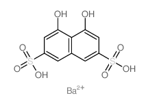 4,5-dihydroxynaphthalene-2,7-disulfonic acid structure