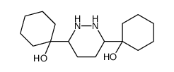 1-[6-(1-hydroxycyclohexyl)diazinan-3-yl]cyclohexan-1-ol结构式