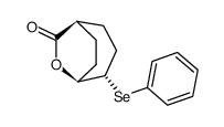 (1α,4α,5α)-4-Phenylseleno-6-oxabicyclo[3.2.2]nonan-7-on结构式