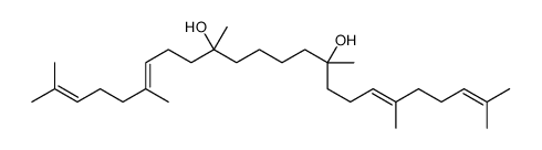 2,6,10,15,19,23-Hexamethyl-2,6,18,22-tetracosatetrene-10,15-diol Structure