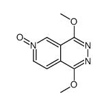 1,4-dimethoxy-6-oxidopyrido[3,4-d]pyridazin-6-ium结构式