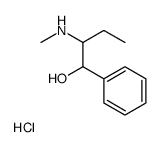 (1-hydroxy-1-phenylbutan-2-yl)-methylazanium,chloride Structure