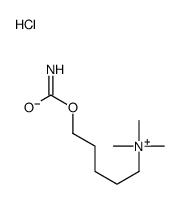 5-carbamoyloxypentyl(trimethyl)azanium,chloride Structure